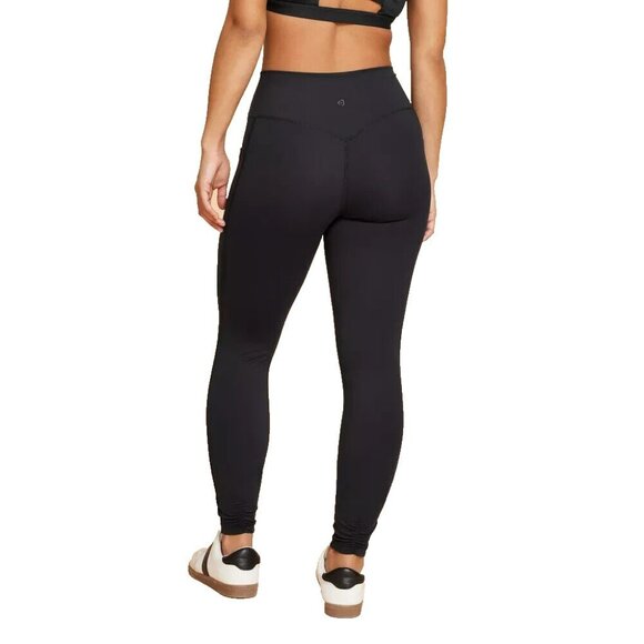 Women's Black High-Waisted Leggings - Picture 2 of 7